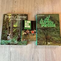 Il libro verde e 2 libri natura, boschi TCI