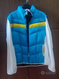 Wed'ze Giacca blu da upmo con maniche bianche