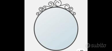 Ikea Specchio rotondo in ferro