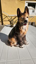 Lotto statuette decorative e cane da esposizione