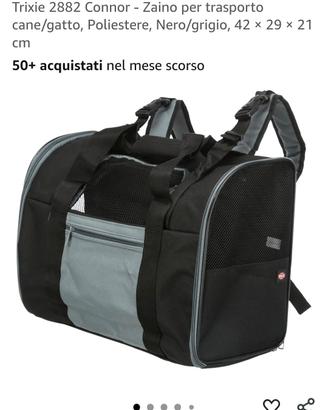 Zaino Trasportino per cani 