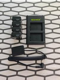 Kit Energia Sony NP-FW50 | 4 Batterie + Caricatore