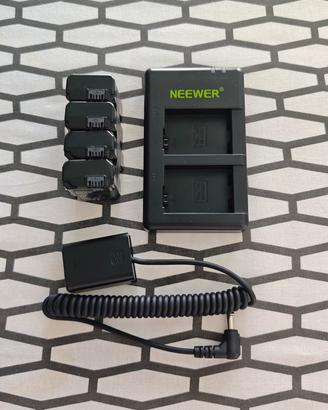 Kit Energia Sony NP-FW50 | 4 Batterie + Caricatore