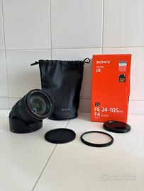 SONY FE 24-105 mm F4 G OSS + filtri UV/CIR-PL