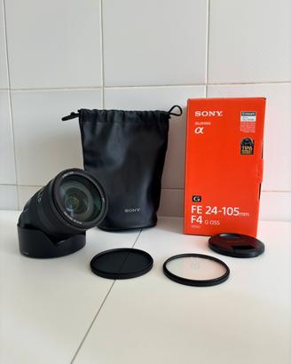 SONY FE 24-105 mm F4 G OSS + filtri UV/CIR-PL