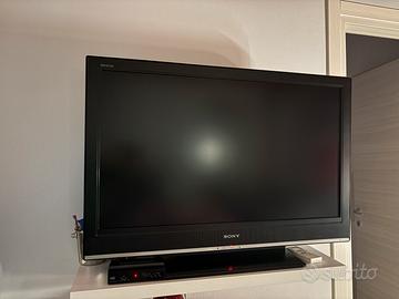 tv sony bravia lcd, con decoder e telecomando