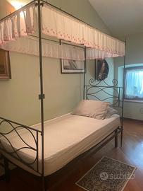 letto in ferro battuto 