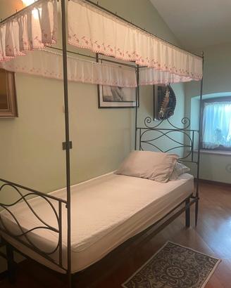 letto in ferro battuto 
