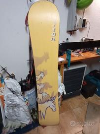 Tavola snowboard Burton con attacco sp rapido