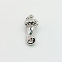 Ciondolo cornetto oro 18 kt diamanti Chantecler