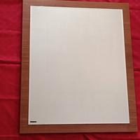 Specchio su base legno