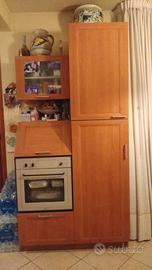 Cucina angolo BERLONI colonna frigo forno