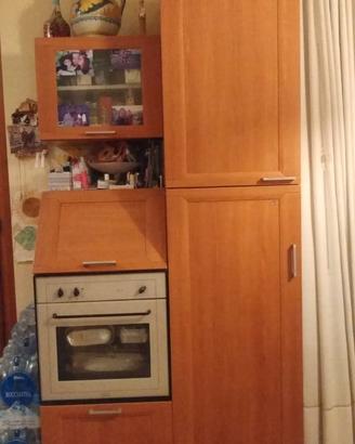 Cucina angolo BERLONI colonna frigo forno