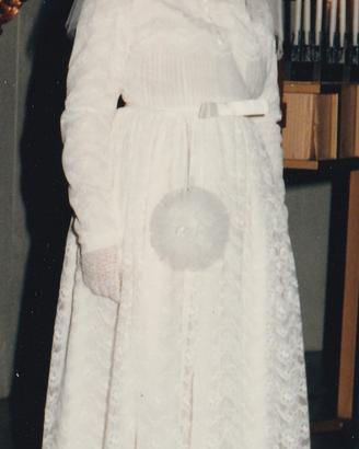 Vestito Comunione Cresima Principessa vintage 