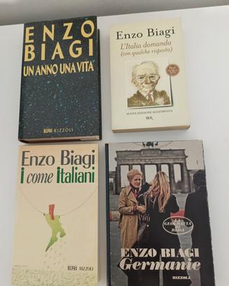 n.,5 libri di Enzo Biagi 