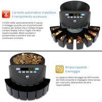 Macchina Contamonete e Selezionatrice ZZap CS20 (E