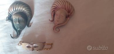 mascherine veneziane a spilla