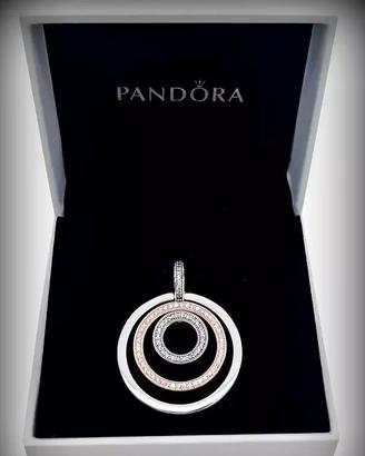Ciondolo Pandora originale cm3 c.ca AR 925/oro 14k