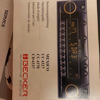 Manuale autoradio Becker Mexico CD
