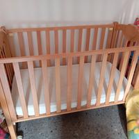 lettino neonati materasso nuovo