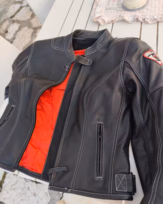 Giubbino giacca moto donna taglia M