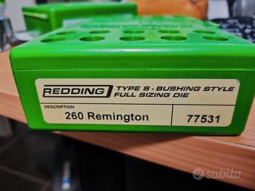 Redding Type S Full Sizing Die 260 Remington