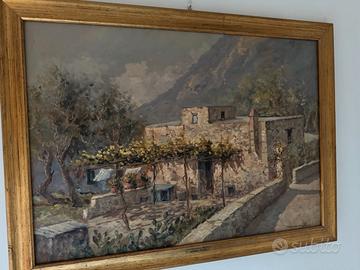 Dipinto firmato Mario Irace, Paesaggio
