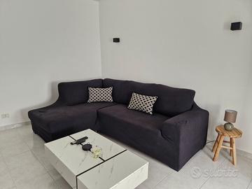 Divano a 3 posti, con penisola