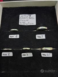 stock anelli argento