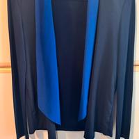 Giacchetta blu blazer taglia L