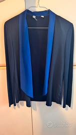 Giacchetta blu blazer taglia L