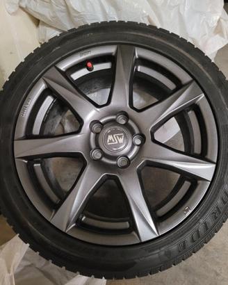 cerchi MSW da 17" per polo ibiza ecc
