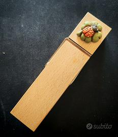 THUN molletta legno fermacarte coccinella 🐞