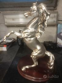 CAVALLO RAMPANTE ARGENTO