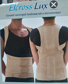 CORSETTO SEMIRIGIDO DORSO LOMBARE ELCROSS LUX 2137