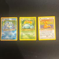 blastoise+venusaur setbasedragonite prima edizione