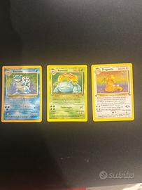 blastoise+venusaur setbasedragonite prima edizione