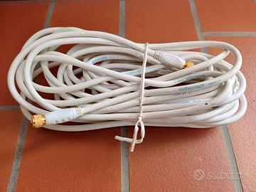 Cavo coassiale per satellite 10 metri attestato