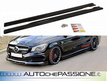 Coppia splitter minigonne per Mercedes CLA A45 AMG