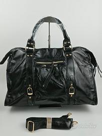 Borsa Donna Grande City Bag Similpelle Vintage