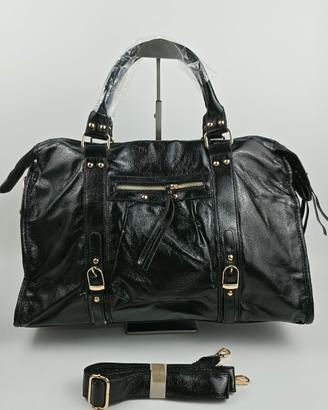 Borsa Donna Grande City Bag Similpelle Vintage