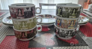 collezione  6 tazze  da colazione playboy