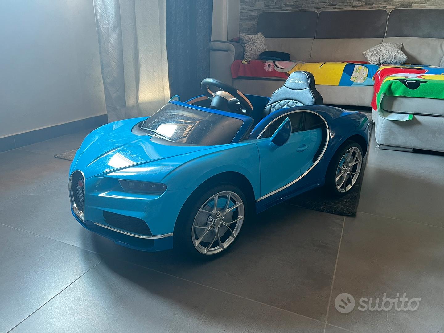 Auto batteria per bambini Bugatti Chiron 12v blu Tutto per i