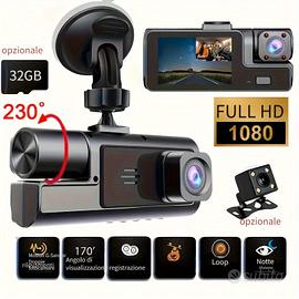 TELECAMERA PER AUTO DASHCAM WIFI FULL HD CAR VIDEO