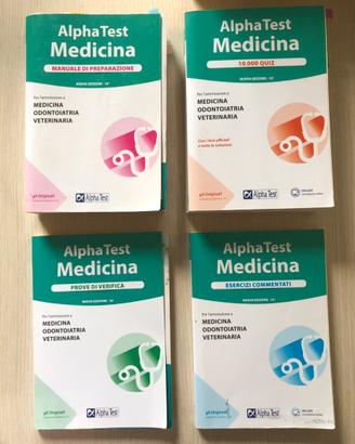 Libri Alpha Test l’ammissione in area sanitaria