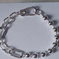 Bracciale maglie link e sfere mis 19