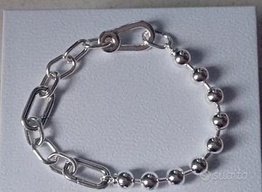 Bracciale maglie link e sfere mis 19