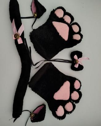 Set  costume da gatto