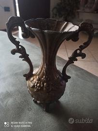 vaso in ottone vintage 