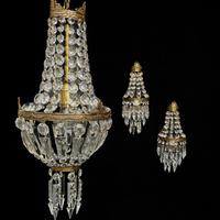 Lampadario mongolfiera piu 2 applique